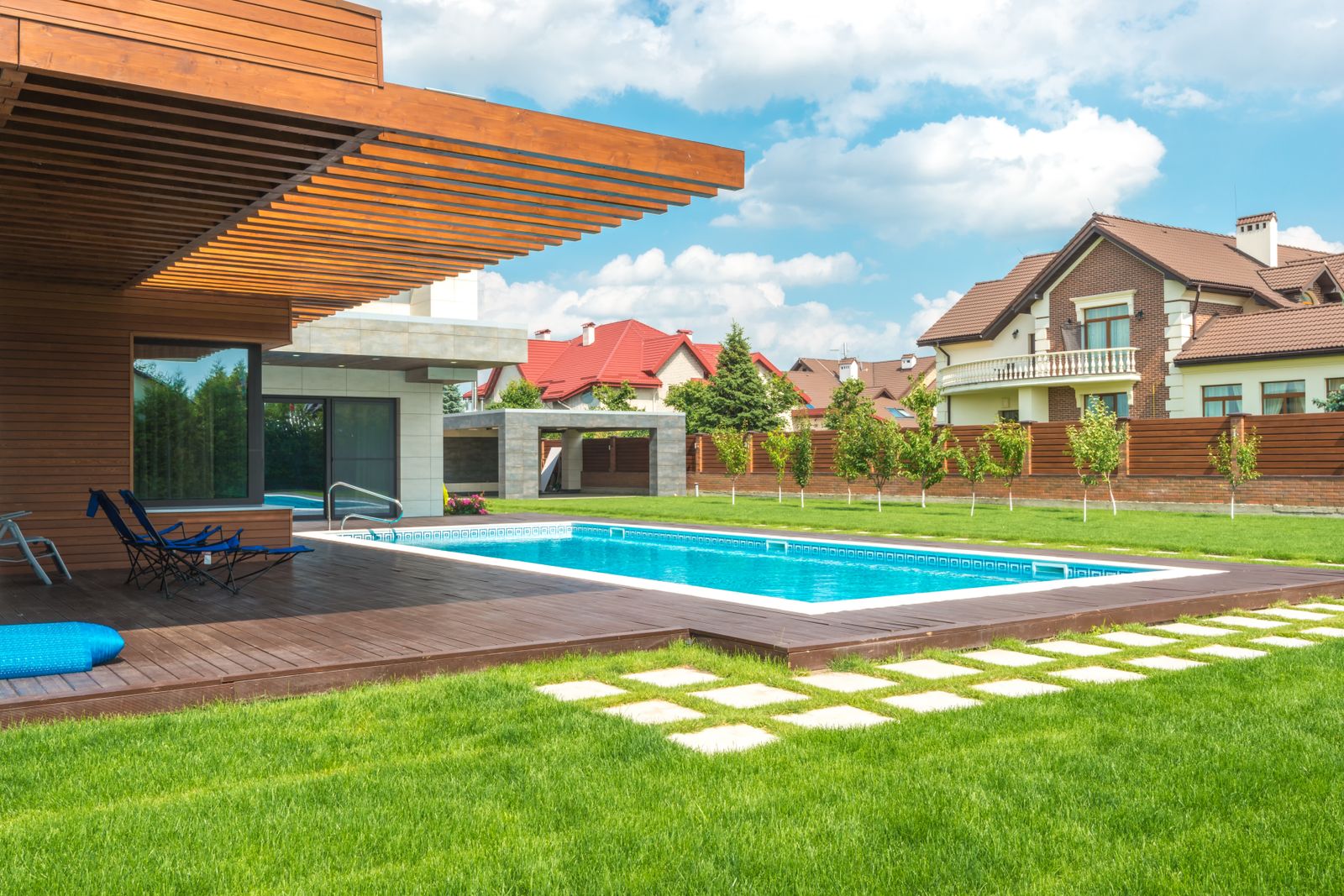Geometric Pool & Hardscape – Arcadia